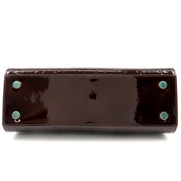 💎✨STUNNING✨💎AUTHENTIC Louis Vuitton Brea MM Vernis 2Way Hand Bag Amarante - Picture 6 of 16